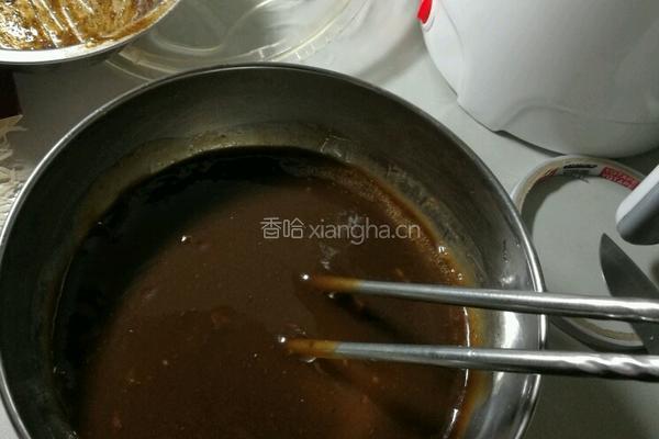 微波巧克力饼干的做法图解3