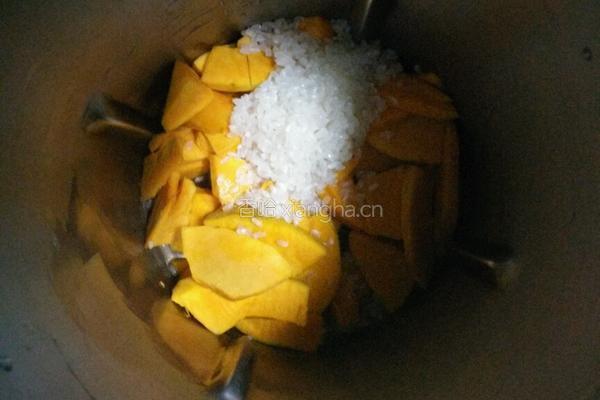 南瓜米糊（豆浆机版）的做法图解4