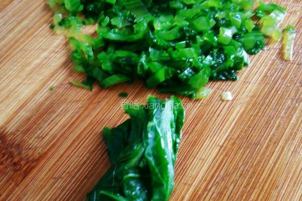 芥菜鸡蛋饼的做法图解3