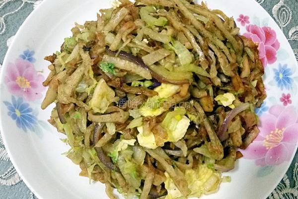 家常炒饼的做法图解10