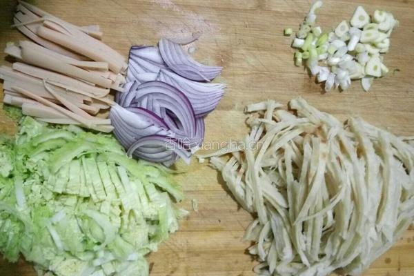 家常炒饼的做法图解2
