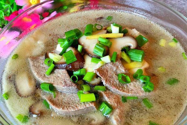 香菇肉片猪肝汤的做法图解8