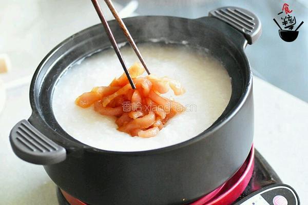 皮蛋瘦肉粥的做法图解5