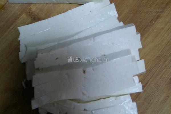 小炒豆腐的做法图解2