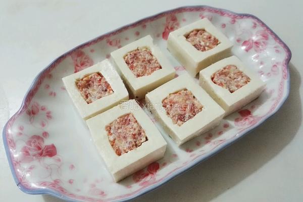 肉末酿豆腐的做法图解8