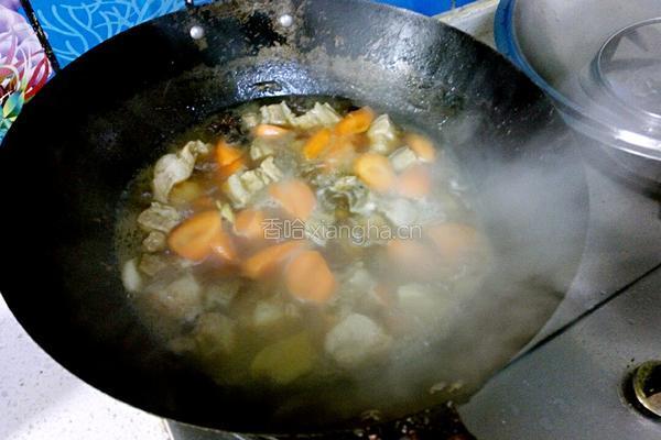 胡萝卜红烧肉的做法图解6