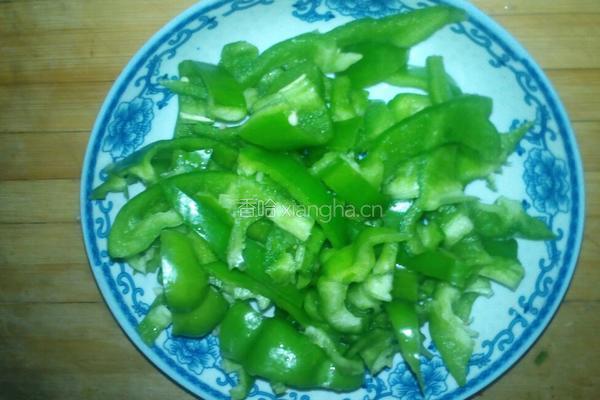 青椒豆皮的做法图解3