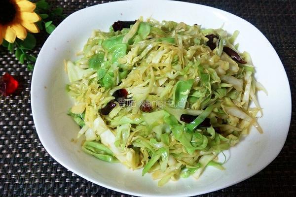 酸辣圆白菜的做法图解8