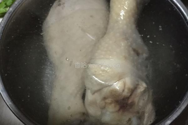 凉拌鸡腿的做法图解3