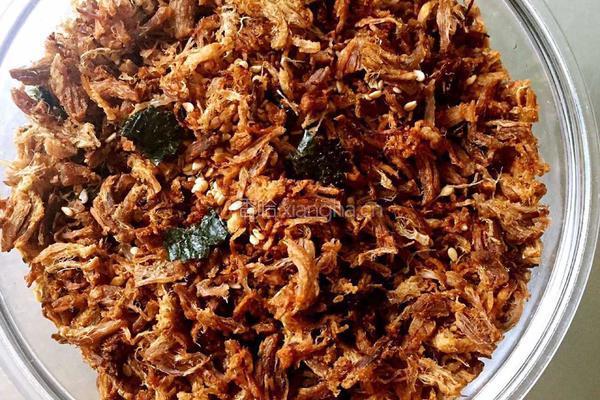 手工自制肉松的做法图解4