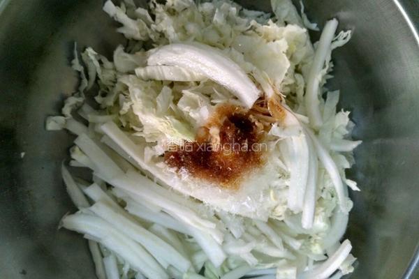 凉拌白菜丝的做法图解5