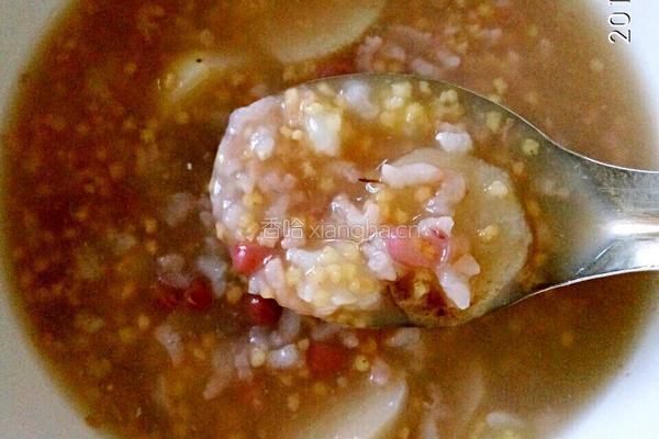 红豆山药粥的做法图解7