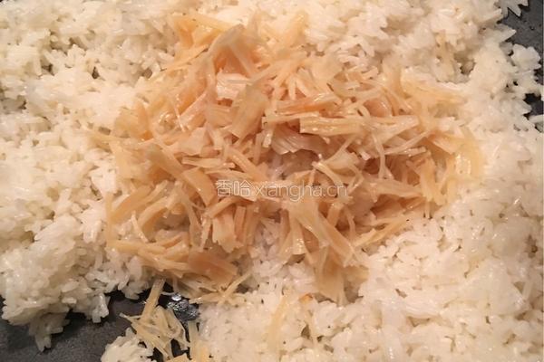 瑶柱蛋白炒饭的做法图解7