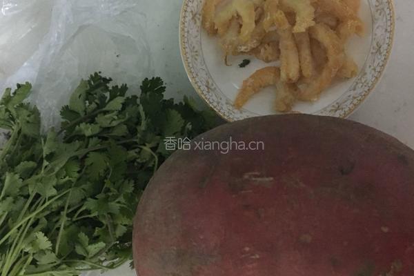 虾仁萝卜汤的做法图解1