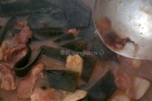 海带炖肉的做法图解5
