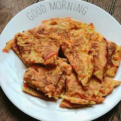 胡萝卜鸡蛋饼的做法[图]