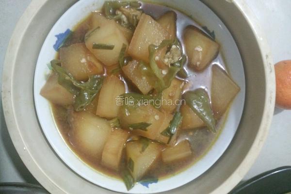 红烧冬瓜（蒸）
