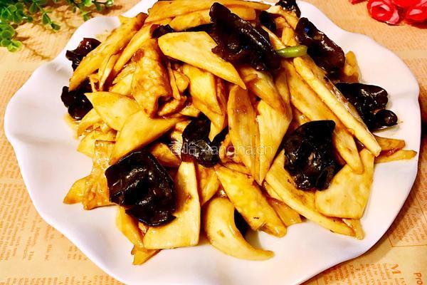茭白木耳炒肉片的做法图解16