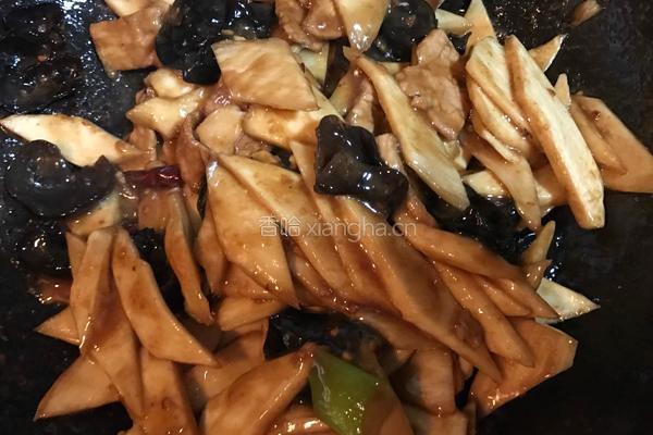 茭白木耳炒肉片的做法图解15