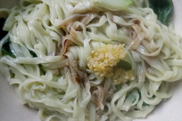 菠菜面条的做法图解9