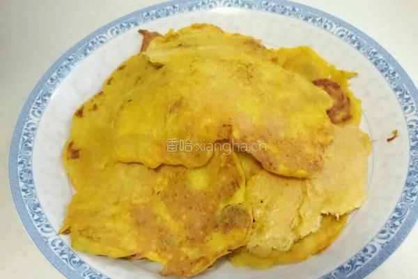 南瓜鸡蛋饼的做法图解5
