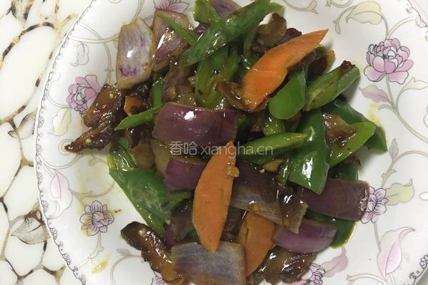 三色腊肉的做法图解6