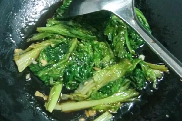 蒜末生菜的做法图解14