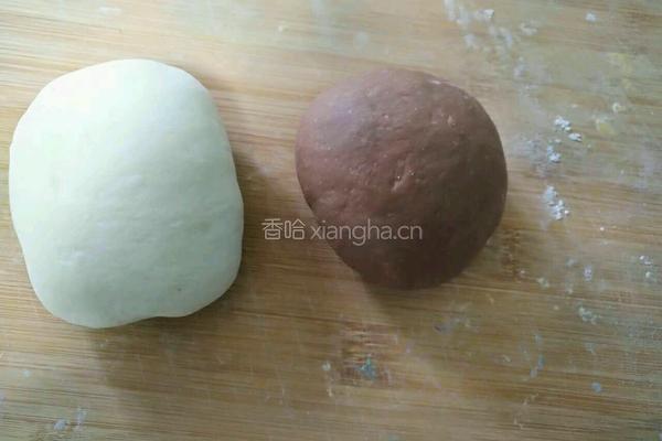 双色刀切馒头的做法图解3