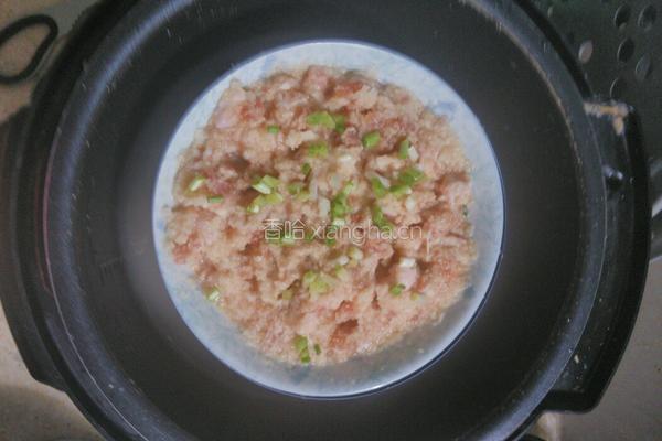 马蹄肉末拌白粥的做法图解5