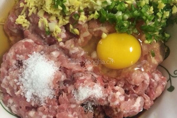 白菜馅肉饺的做法图解4