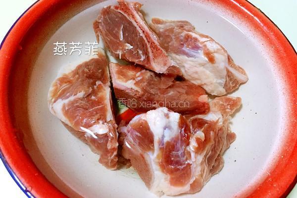 蛏子干棒骨汤的做法图解2