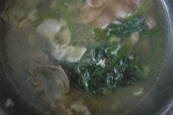 羊肉菠菜汤