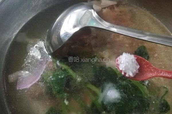 羊肉菠菜汤的做法图解9