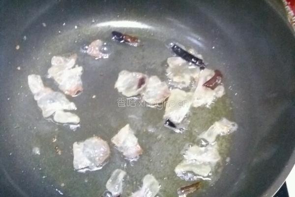 青花炒腊肉的做法图解9