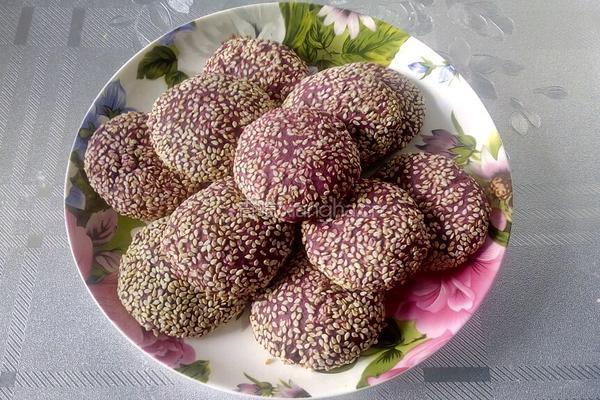 紫薯糯米饼的做法图解9