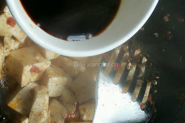 青蒜炒豆腐的做法图解9