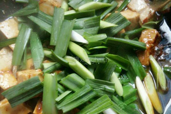 青蒜炒豆腐的做法图解10