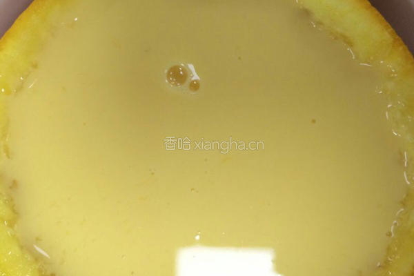 香橙蒸蛋的做法图解4