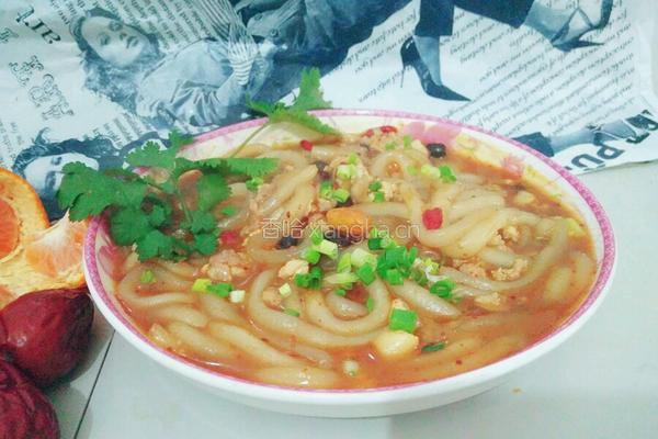 肉末土豆粉的做法图解1