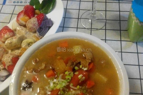 西红柿牛腩汤的做法图解4