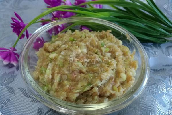 猪肉白菜馅的做法图解4