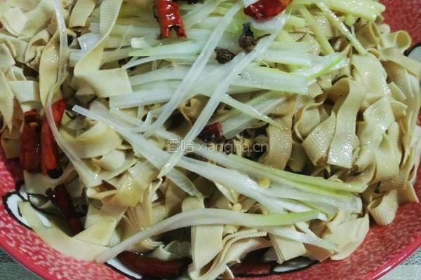 葱油干豆腐的做法图解5