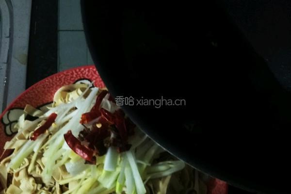 葱油干豆腐的做法图解4