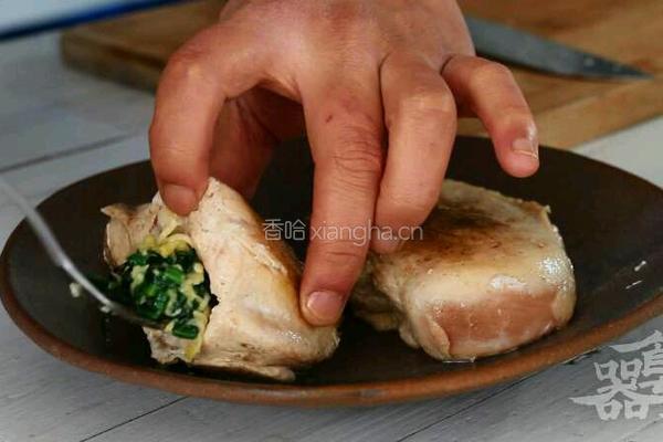 酿馅鸡胸肉的做法图解5