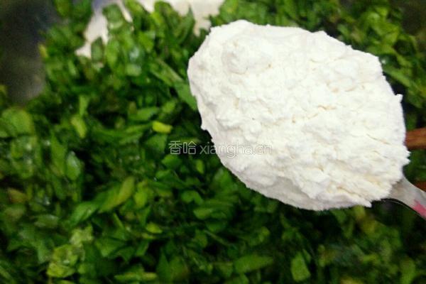 茼蒿丸子的做法图解5