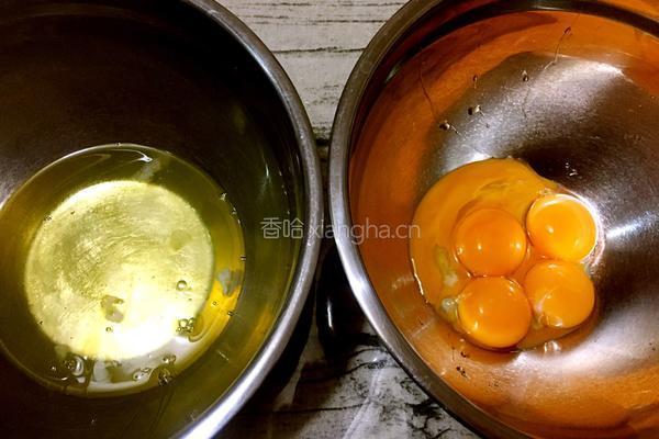 双色戚风蛋糕(八寸)的做法图解2