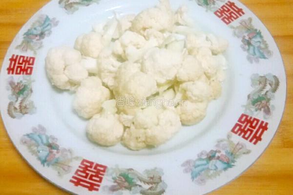 凉拌花菜的做法图解4