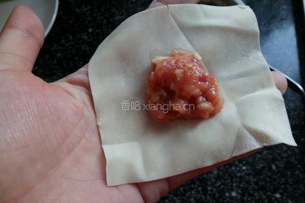 鲜肉马蹄馄饨的做法图解7