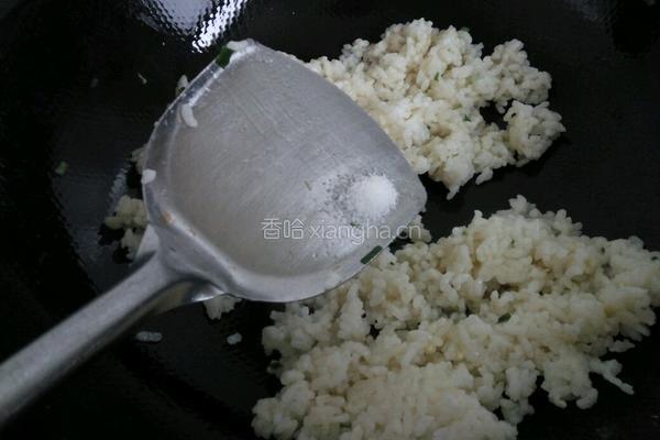 葱香蛋炒饭的做法图解7