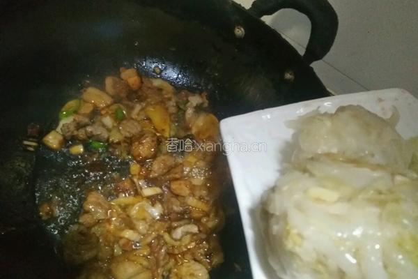 猪肉酸菜炖冻豆腐粉条的做法图解13